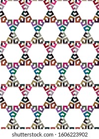 Geometric ornamental vector pattern. Seamless design texture.