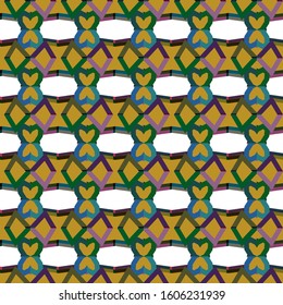 Geometric ornamental vector pattern. Seamless design texture.