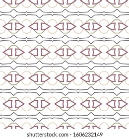 Geometric ornamental vector pattern. Seamless design texture.