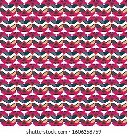 Geometric ornamental vector pattern. Seamless design texture.