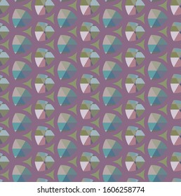Geometric ornamental vector pattern. Seamless design texture.
