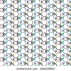 Geometric ornamental vector pattern. Seamless design texture.