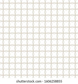 Geometric ornamental vector pattern. Seamless design texture.