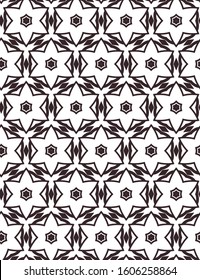 Geometric ornamental vector pattern. Seamless design texture.