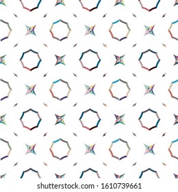 Geometric ornamental vector pattern. Seamless design texture.