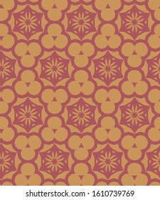 Geometric ornamental vector pattern. Seamless design texture.
