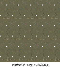 Geometric ornamental vector pattern. Seamless design texture.