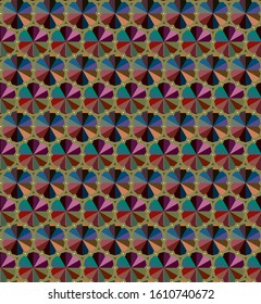 Geometric ornamental vector pattern. Seamless design texture.