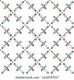 Geometric ornamental vector pattern. Seamless design texture.