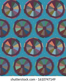 Geometric ornamental vector pattern. Seamless design texture.