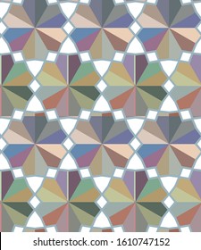 Geometric ornamental vector pattern. Seamless design texture.