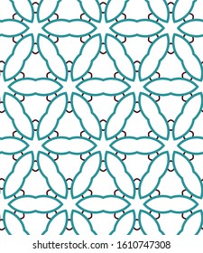 Geometric ornamental vector pattern. Seamless design texture.