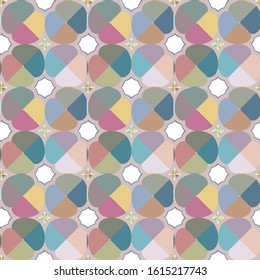 Geometric ornamental vector pattern. Seamless design texture.