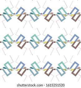 Geometric ornamental vector pattern. Seamless design texture.