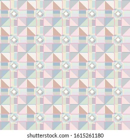 Geometric ornamental vector pattern. Seamless design texture.