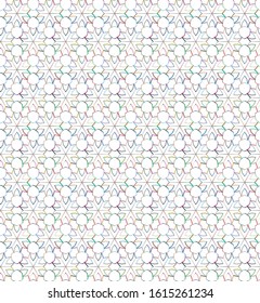 Geometric ornamental vector pattern. Seamless design texture.