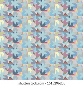 Geometric ornamental vector pattern. Seamless design texture.