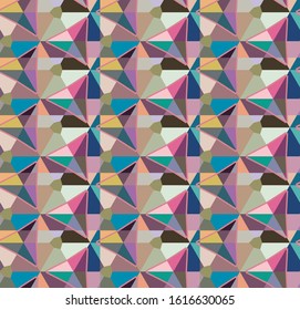 Geometric ornamental vector pattern. Seamless design texture.