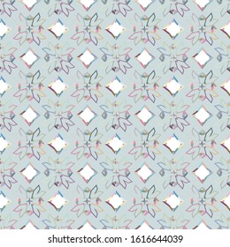 Geometric ornamental vector pattern. Seamless design texture.