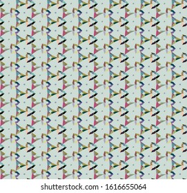 Geometric ornamental vector pattern. Seamless design texture.