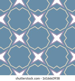 Geometric ornamental vector pattern. Seamless design texture.
