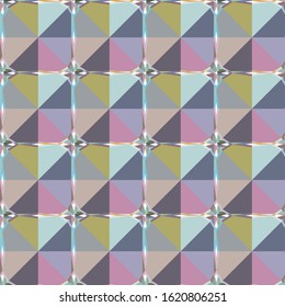 Geometric ornamental vector pattern. Seamless design texture.