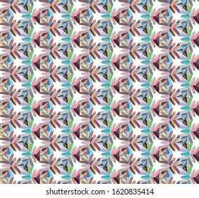 Geometric ornamental vector pattern. Seamless design texture.