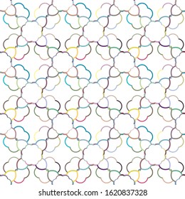 Geometric ornamental vector pattern. Seamless design texture.
