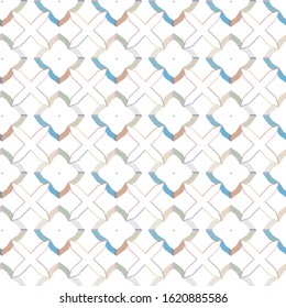 Geometric ornamental vector pattern. Seamless design texture.