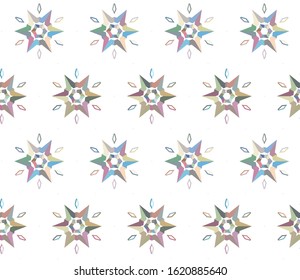 Geometric ornamental vector pattern. Seamless design texture.