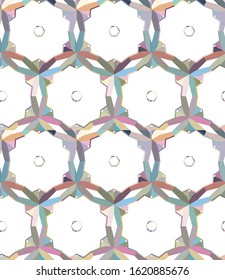 Geometric ornamental vector pattern. Seamless design texture.