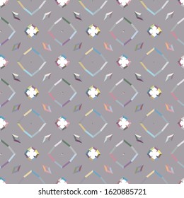 Geometric ornamental vector pattern. Seamless design texture.