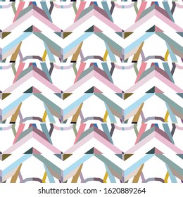 Geometric ornamental vector pattern. Seamless design texture.