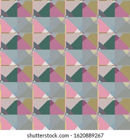 Geometric ornamental vector pattern. Seamless design texture.