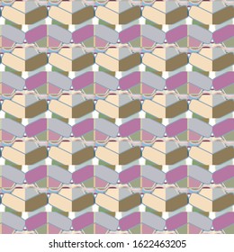 Geometric ornamental vector pattern. Seamless design texture.