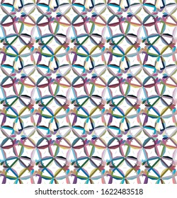 Geometric ornamental vector pattern. Seamless design texture.