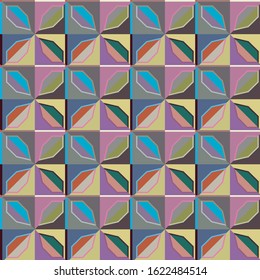 Geometric ornamental vector pattern. Seamless design texture.
