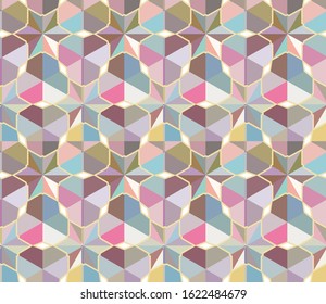 Geometric ornamental vector pattern. Seamless design texture.