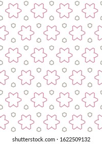 Geometric ornamental vector pattern. Seamless design texture.