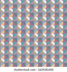 Geometric ornamental vector pattern. Seamless design texture.