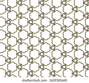 Geometric ornamental vector pattern. Seamless design texture.