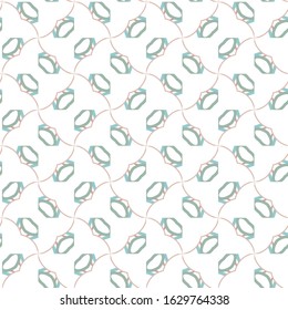 Geometric ornamental vector pattern. Seamless design texture.