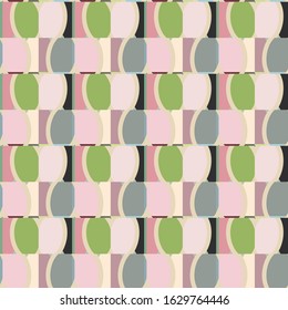 Geometric ornamental vector pattern. Seamless design texture.