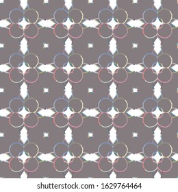 Geometric ornamental vector pattern. Seamless design texture.