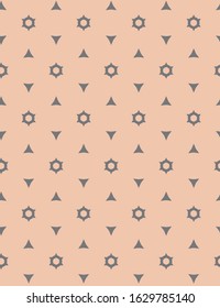 Geometric ornamental vector pattern. Seamless design texture.