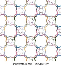 Geometric ornamental vector pattern. Seamless design texture.