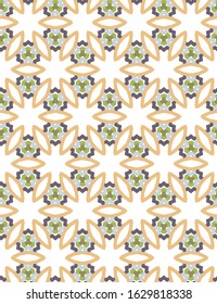 Geometric ornamental vector pattern. Seamless design texture.