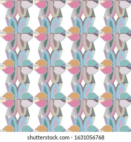 Geometric ornamental vector pattern. Seamless design texture.