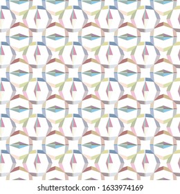 Geometric ornamental vector pattern. Seamless design texture.