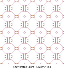 Geometric ornamental vector pattern. Seamless design texture.